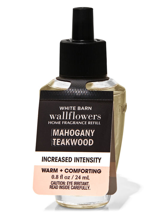 Mahogany Teakwood Increased Intensity Wallflower Fragrance Refill Only - (24ml)