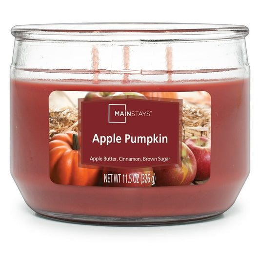 Apple Pumpkin 3 Wick Jar Candle - (326g)