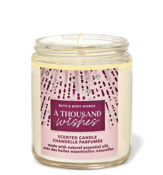 A Thousand Wishes Single Wick Candle - (227g)