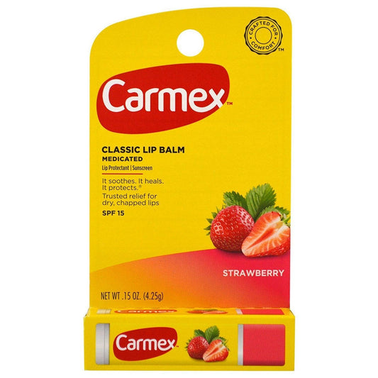 Carmex Moisturizing Strawberry Lip Balm - (1 Pack)