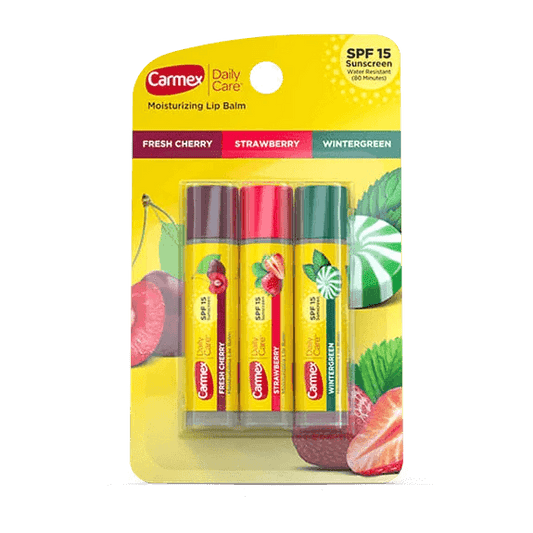 Carmex Moisturizing Variety Lip Balm - (3 Pack)