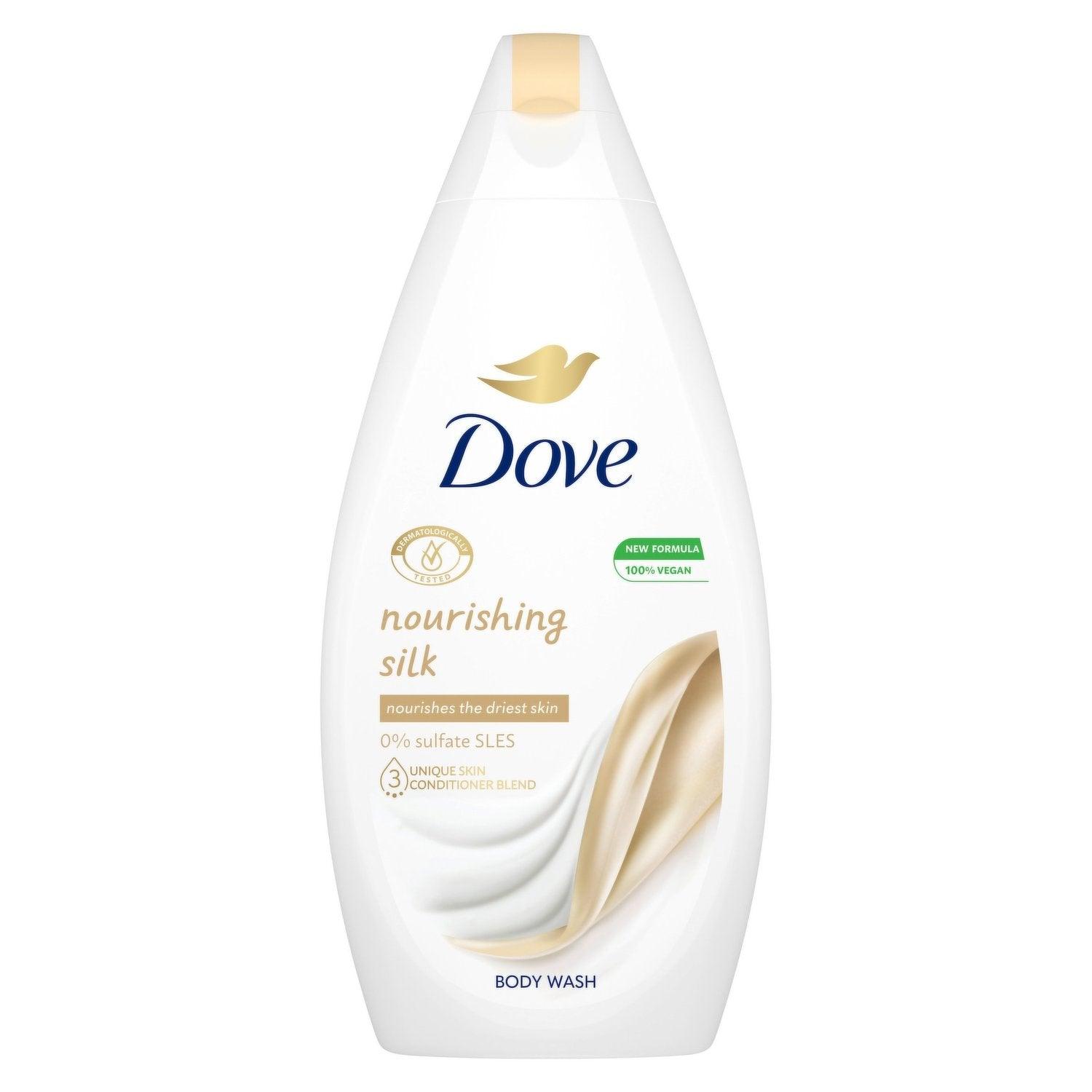 Dove Nourishing Silk Body Wash - (450ml)