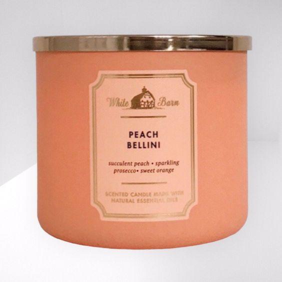 Peach Bellini 3 Wick Candle - (411g)