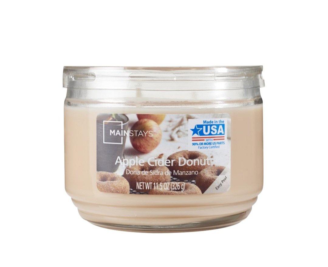 Apple Cider Donut 3 Wick Jar Candle - (326g)