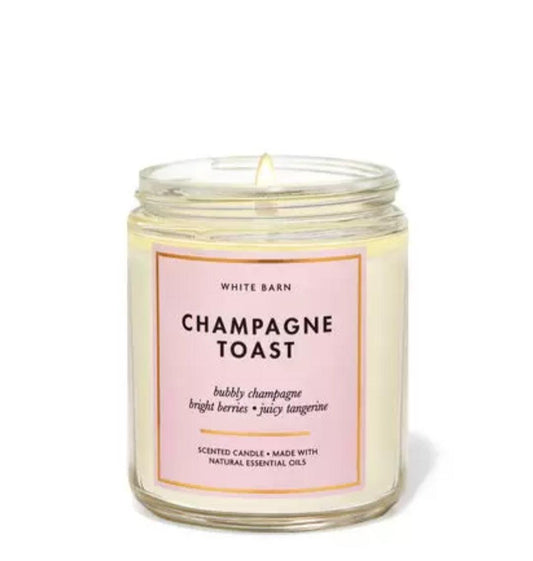 Champagne Toast Single Wick Candle - (227g)