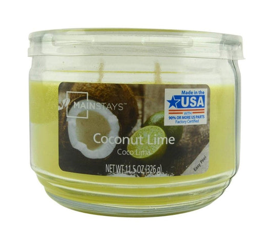 Coconut Lime 3 Wick Jar Candle - (326g)