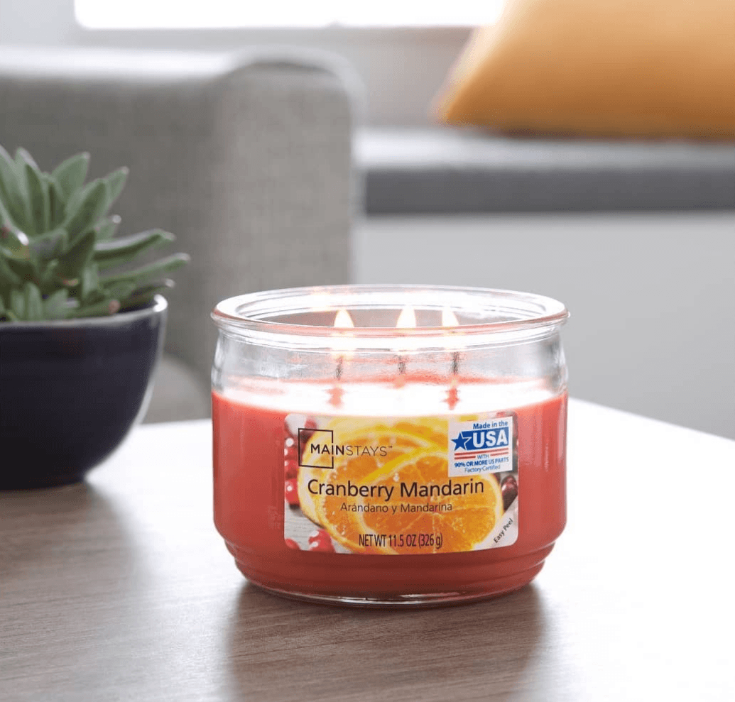 Cranberry Mandarin 3 Wick Jar Candle - (326g)