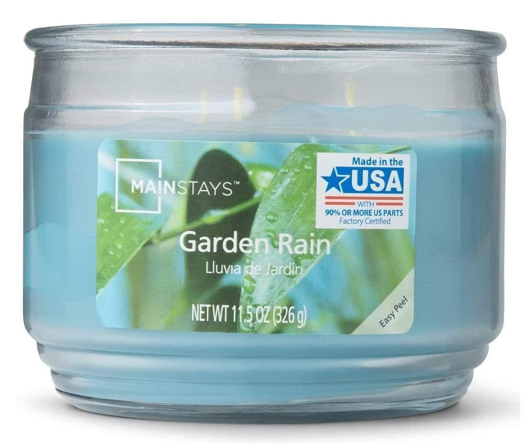 Garden Rain 3 Wick Jar Candle - (326g)