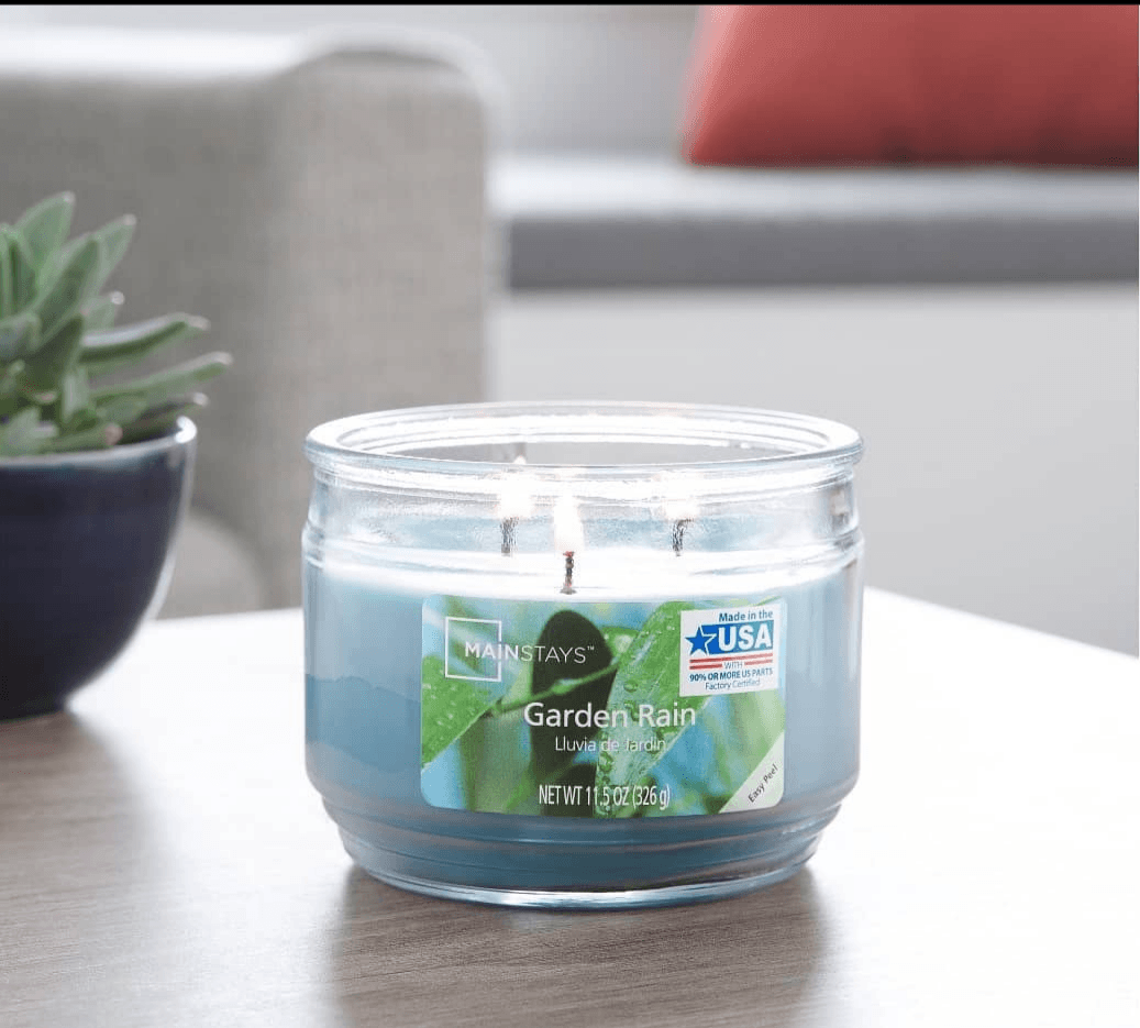 Garden Rain 3 Wick Jar Candle - (326g)