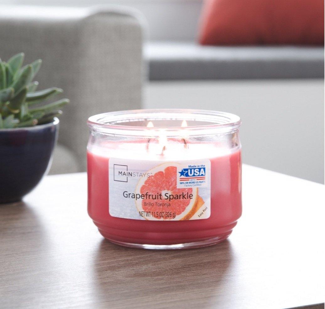 Grapefruit Sparkle 3 Wick Jar Candle - (326g)