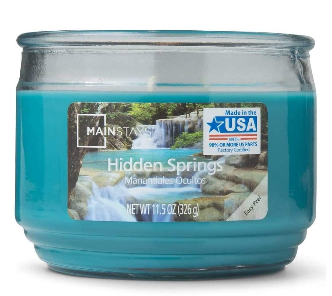 Hidden Springs 3 Wick Jar Candle - (326g)