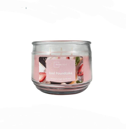 Iced Poundcake 3 Wick Jar Candle - (326g)