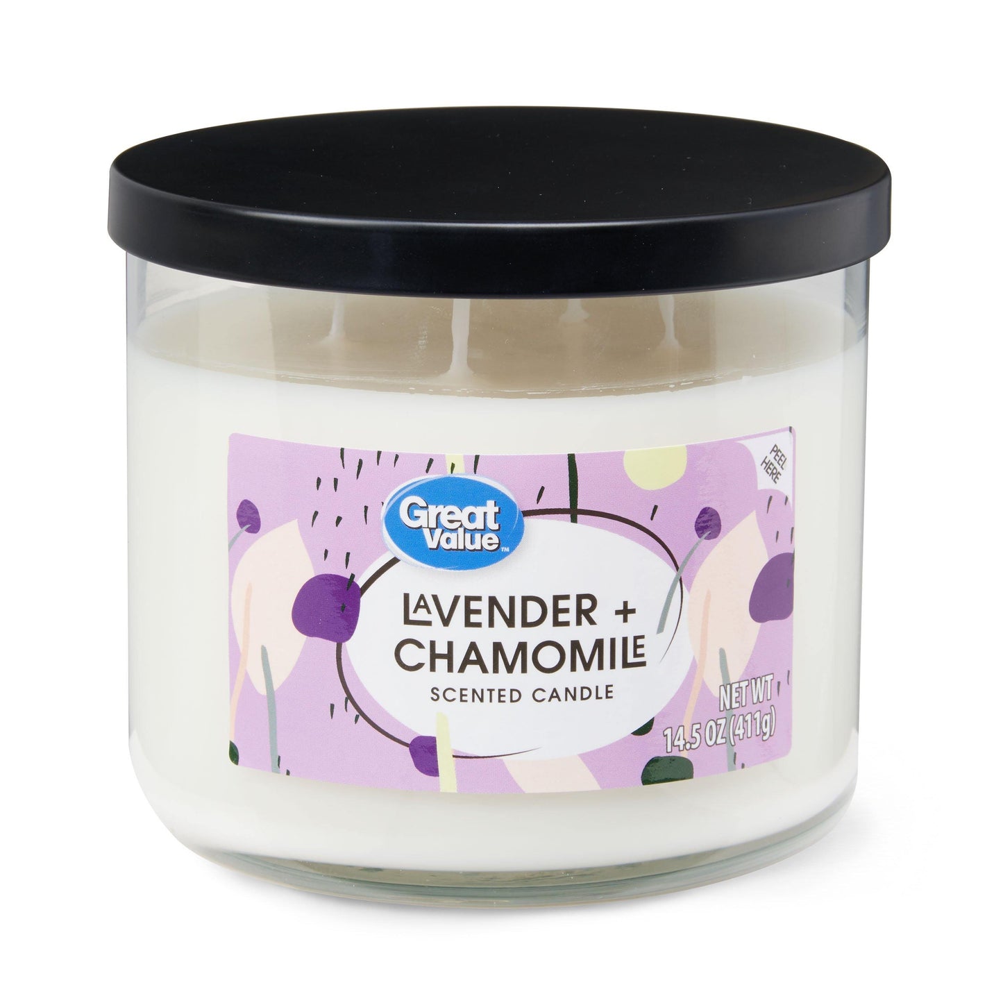 Lavender & Chamomile 3 Wick Candle - (396g)