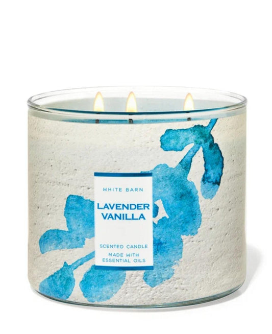 Lavender Vanilla 3 Wick Candle - (411g)