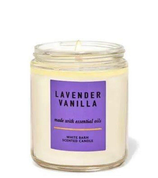 Lavender Vanilla Mason Single Wick Candle - (227g)