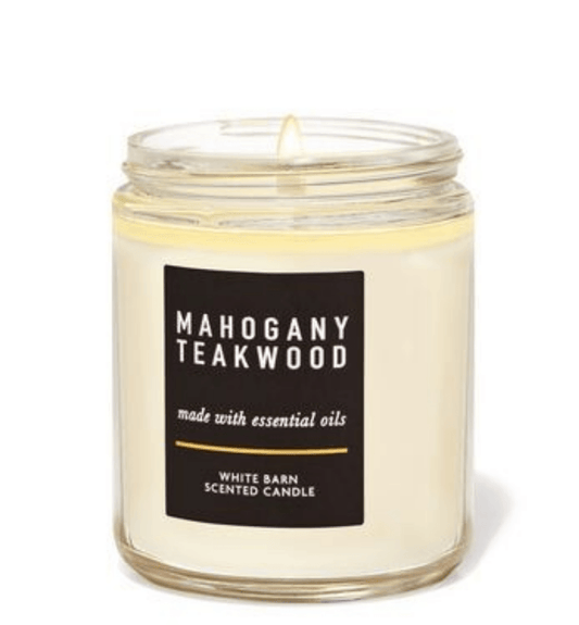 Mahogany Teakwood Single Wick Candle - (227g)