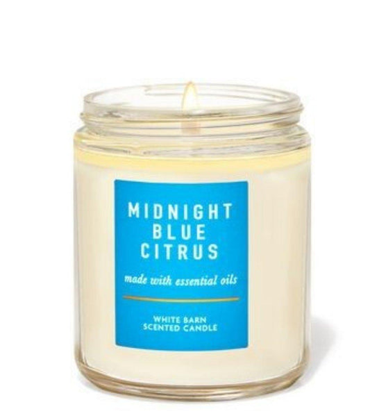 Midnight Blue Citrus Single Wick Candle - (227g)