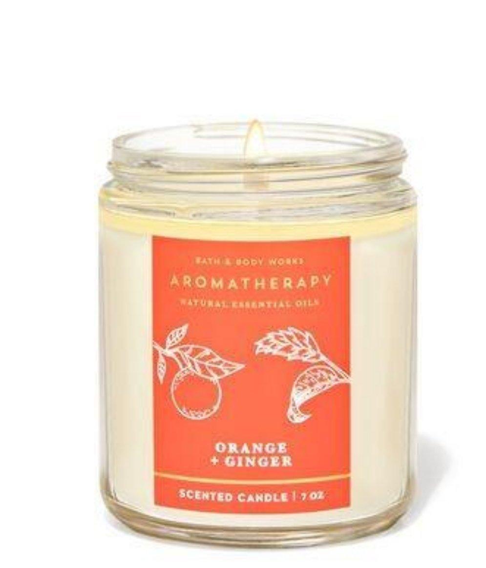 Orange Ginger Single Wick Candle - (227g)