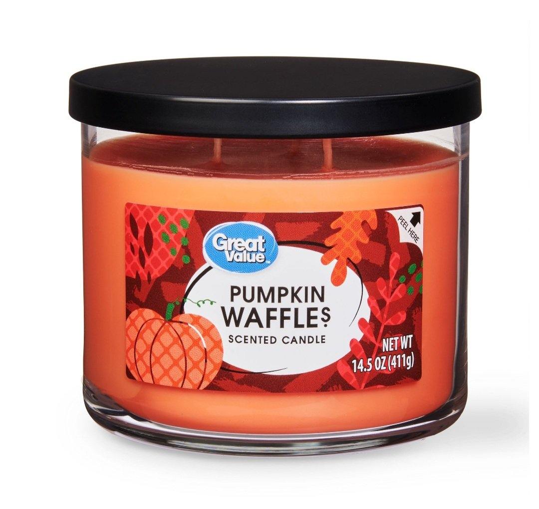 Pumpkin Waffles 3 Wick Scented Candle - (396g)