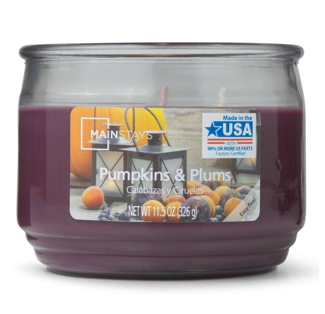 Pumpkins & Plums 3 Wick Jar Candle - (326g)