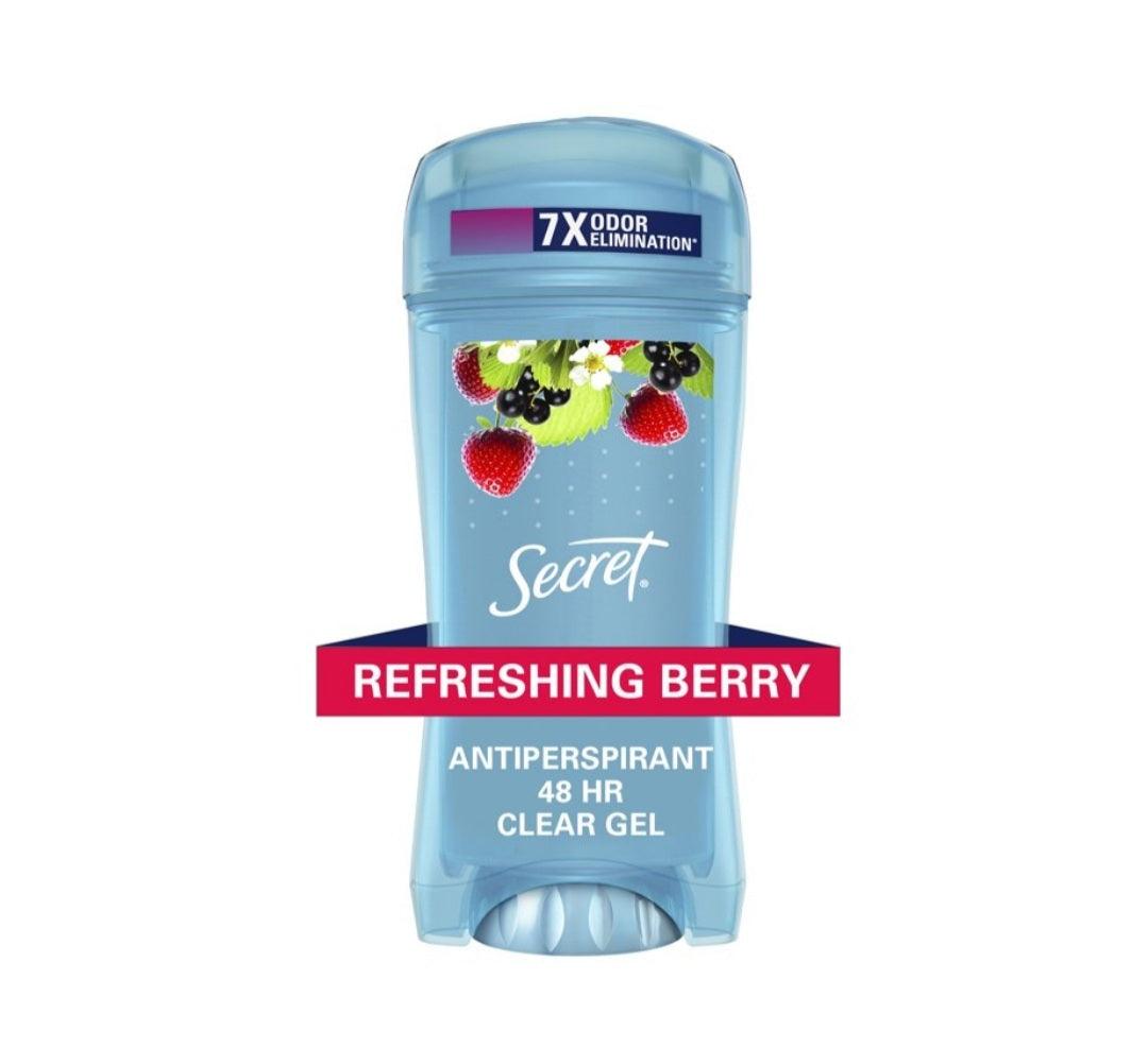 Secret Clear Gel & Deodorant- Refreshing Berry (73g) - Scenttherapy