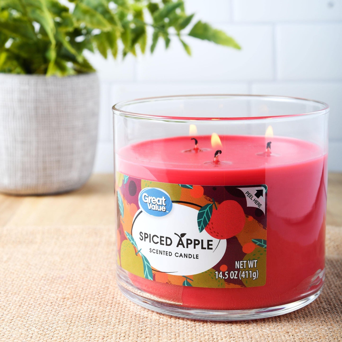 Spiced Apple Pie 3 Wick Candle - (396g)