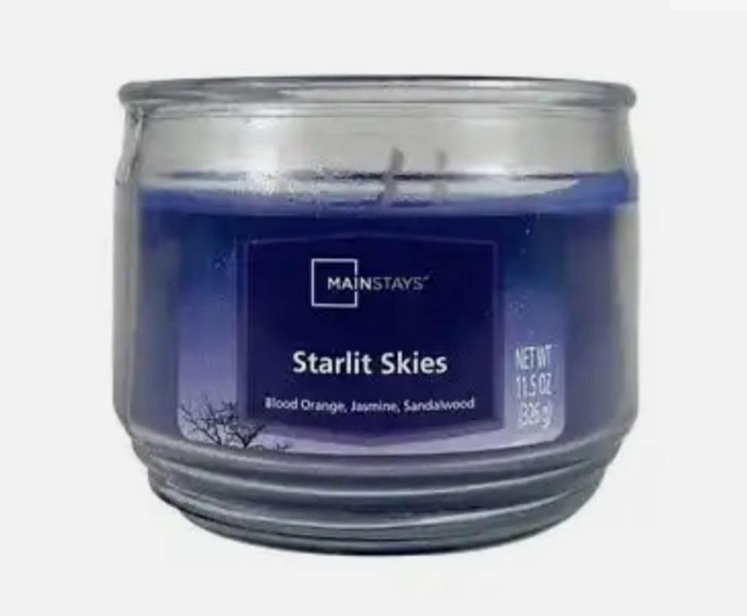 Starlit Skies 3 Wick Jar Candle - (326g)