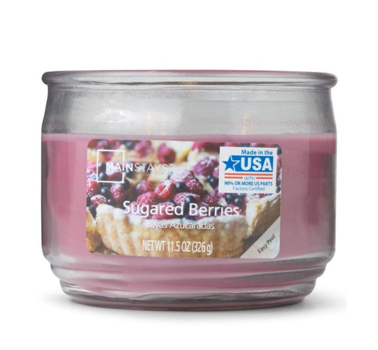 Sugared Berries 3 Wick Jar Candle - (326g)