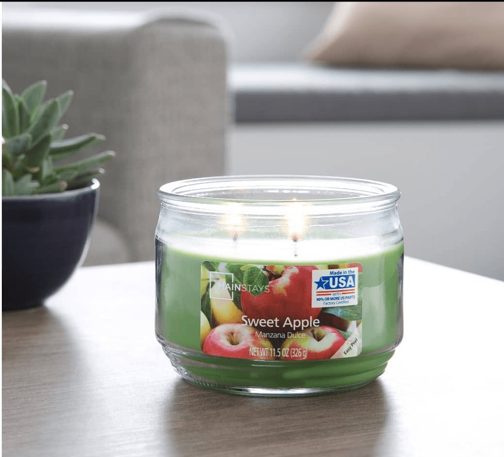 Sweet Apple 3 Wick Jar Candle - (326g)